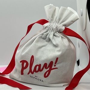 2 Sephora play drawstring make up cosmetic bag